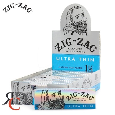 ZIG ZAG ULTRA THIN 1 1/4 CIGARETTE ROLLING PAPERS 24CT/PACK